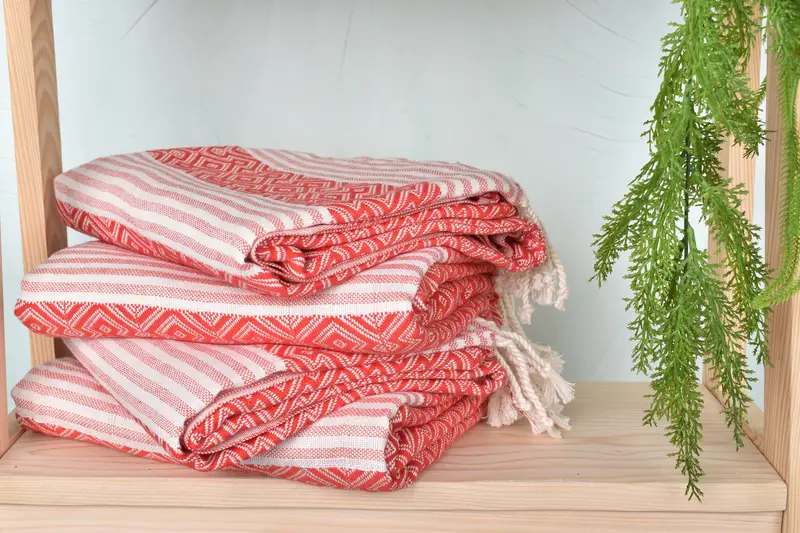 Beach Towel Gift, Bridesmaid Favors, Sand-Resistant Peshtemal, Bachelorette Party Gifts Bridesmaids, 68x40 Cotton Diamond Towel, Turkish Towel USA - 7