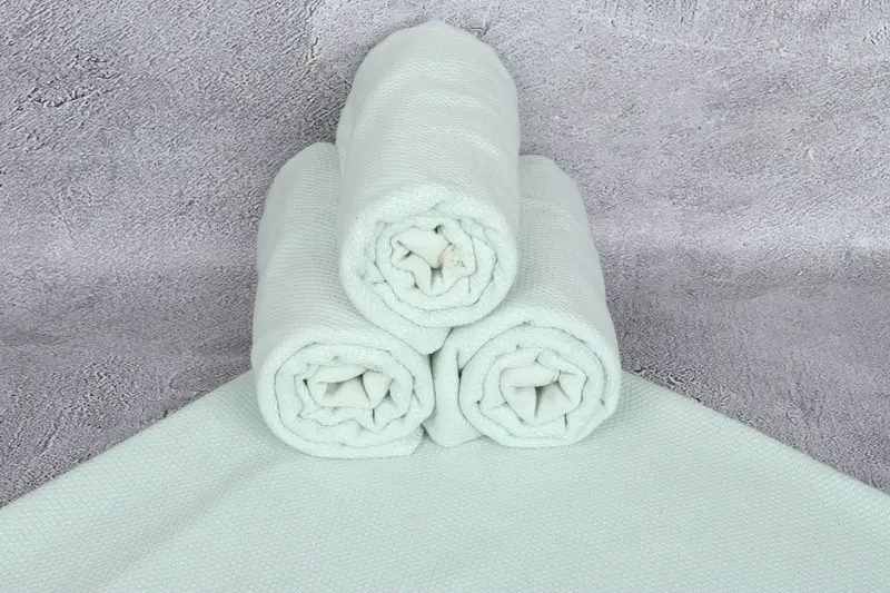 Travel towel, Bridesmaid Gifts, Handwoven organic Turkish towel for spa, Home Gift, Spa Gift Towel, Personalized Gifts, 70x40 Cotton Geometric Towel - 7