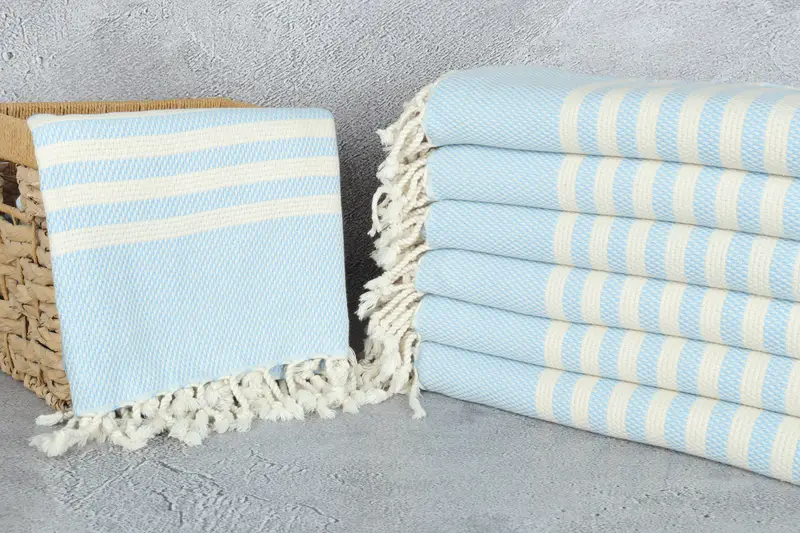 68x40 Cotton Striped Towel, Gift For Wedding Day, Bridesmaid Proposal Gift, Bachelor Bachelorette Party Favors, Quick-Dry Beach Towel, Handmade Gift - 3