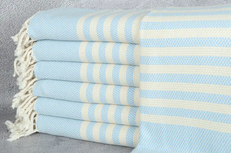 68x40 Cotton Striped Towel, Gift For Wedding Day, Bridesmaid Proposal Gift, Bachelor Bachelorette Party Favors, Quick-Dry Beach Towel, Handmade Gift - 1