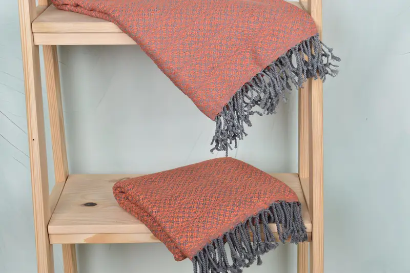 Quick-Dry Beach Towel, Anniversary Gift For Her, Cute Beach Towel, Housewarming Gift, 70x40 Cotton Geometric Towel, Beach towel, Turkish towel - 5