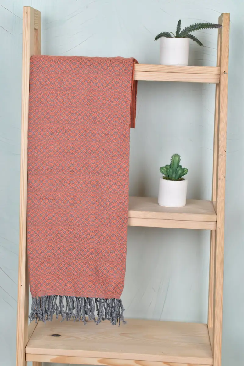 Quick-Dry Beach Towel, Anniversary Gift For Her, Cute Beach Towel, Housewarming Gift, 70x40 Cotton Geometric Towel, Beach towel, Turkish towel - 8