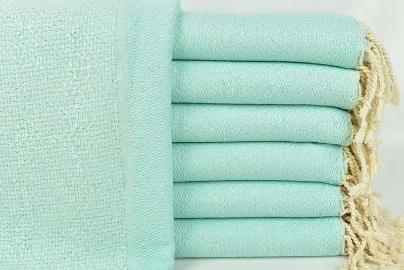 Best Friend Gift Ideas, Bridesmaid Gifts, Yoga Towel, Custom Gift, 64x38 Cotton Geometric Towel, Bachelorette Party Decorations, Hammam Towel USA - 1