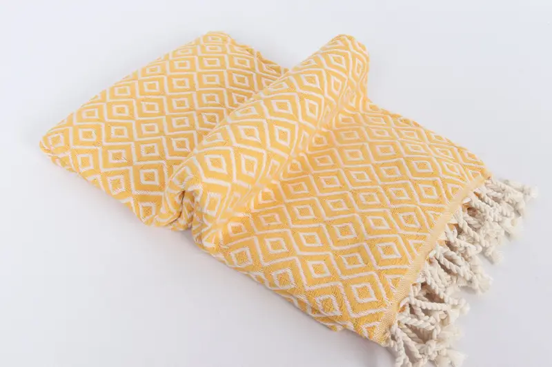 Wedding Gift, Wedding Gift For Bride, Bachelor Gifts, Scarf Towel, Embroidered Towel, Organic Towel, Peshtemal Towel, 70x40 Cotton Diamond Towel - 6
