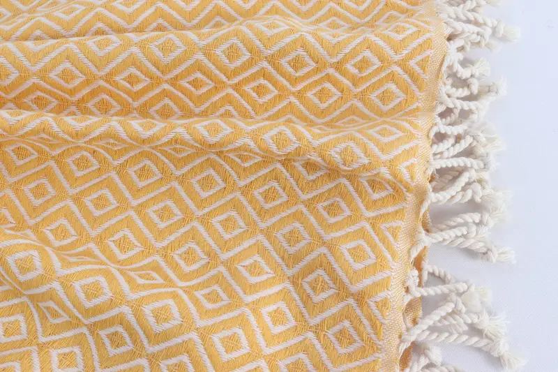 Wedding Gift, Wedding Gift For Bride, Bachelor Gifts, Scarf Towel, Embroidered Towel, Organic Towel, Peshtemal Towel, 70x40 Cotton Diamond Towel - 8