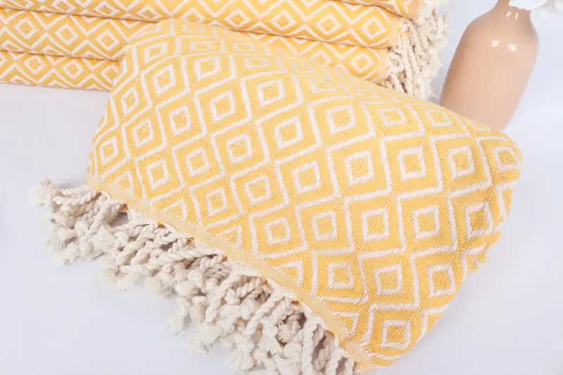 Wedding Gift, Wedding Gift For Bride, Bachelor Gifts, Scarf Towel, Embroidered Towel, Organic Towel, Peshtemal Towel, 70x40 Cotton Diamond Towel - 4