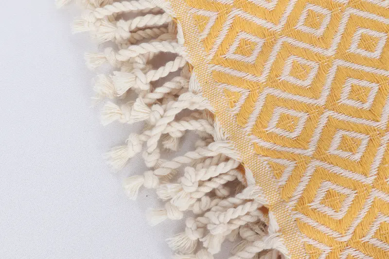 Wedding Gift, Wedding Gift For Bride, Bachelor Gifts, Scarf Towel, Embroidered Towel, Organic Towel, Peshtemal Towel, 70x40 Cotton Diamond Towel - 7