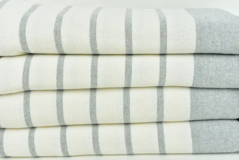 Beach Theme Bachelorette Party Gifts, Bath towel, Soft towel, Peshtemal Towel, 68x39 Cotton Striped Towel, Wedding Shower Gift, Turkish bath towel - 2