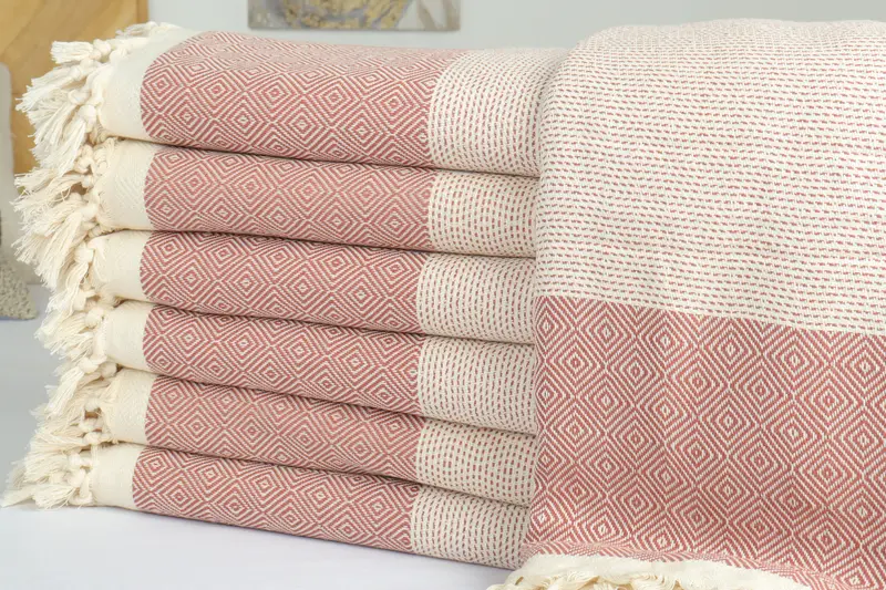 Personalized Blanket, Bedspread, 104x80 Cotton Diamond Towel, Halloween Bachelorette Party, Turkish Bedcover, Throw Blanket, Bohemian Bedspread - 2