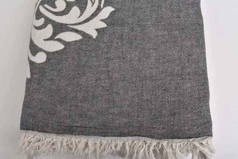 Personalized Home Gift Wedding, Custom Blanket, Bedspread, Family Gift Basket, Tablecloth, Christmas Gift, 114x106 Cotton Baroque Towel - 5