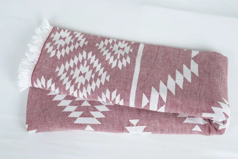 84x56 Cotton Kilim Towel, Family Gift Basket, Custom Blanket, Halloween Blanket, Housewarming Gift, Throw Blanket, Personalized Wedding Gift - 6