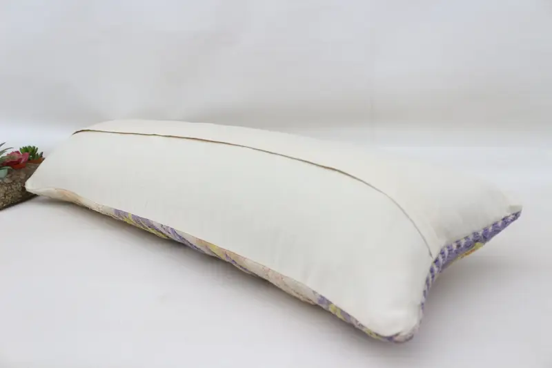 Home Decor Pillow, Kilim Cushion Sham, Accent Pillow, Vintage Kilim Throw Pillow, Bed Cushion Cover, 12x36 White Pillow Case, Cushion - 6