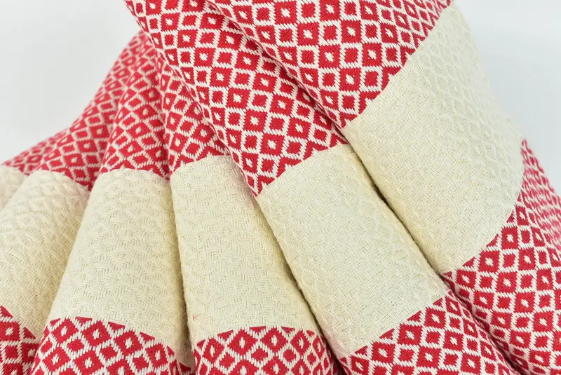 Holiday Towel, Wedding Day Gift For Bride, Peshtemal Towel USA, Gifts For Him, 70x40 Cotton Geometric Towel, Peshtemal Towel, Sand-resistant towel - 5
