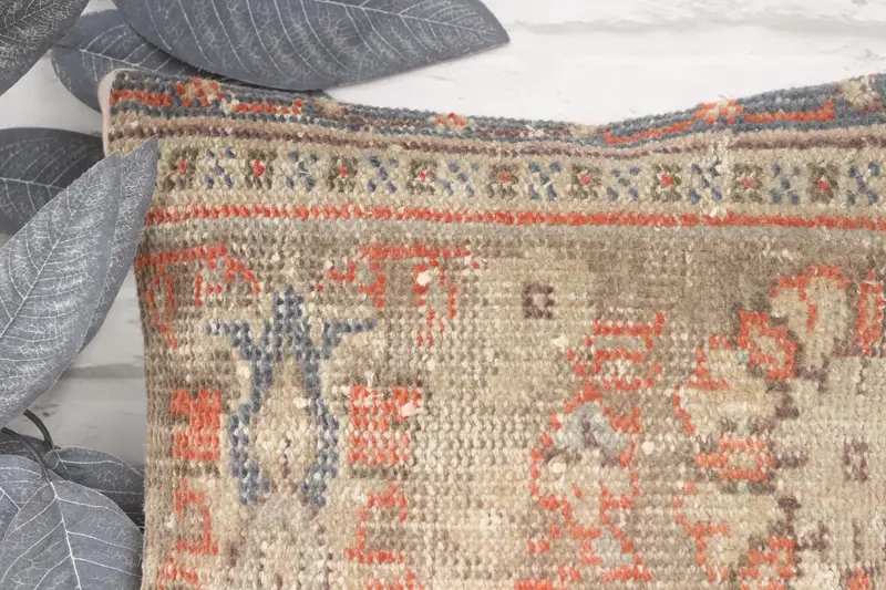 Turkish Pillow, Pillow Cover, Bed Pillow, 14x14 Red Cushion Case, Pillow for Couch, Christmas Cushion Case, Couch Pillow, Home Decor Pillow - 2