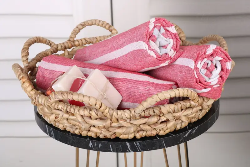Bachelorette Party Gift, Bachelorette Party Decorations, Gift Boxes Towel, Organic towel, 68x40 Cotton Striped Towel, Embroidered Turkish Towel - 4