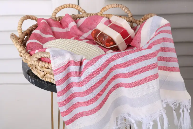 Bachelorette Party Gift, Bachelorette Party Decorations, Gift Boxes Towel, Organic towel, 68x40 Cotton Striped Towel, Embroidered Turkish Towel - 2