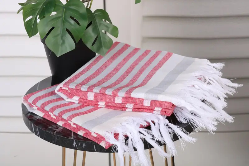 Bachelorette Party Gift, Bachelorette Party Decorations, Gift Boxes Towel, Organic towel, 68x40 Cotton Striped Towel, Embroidered Turkish Towel - 3