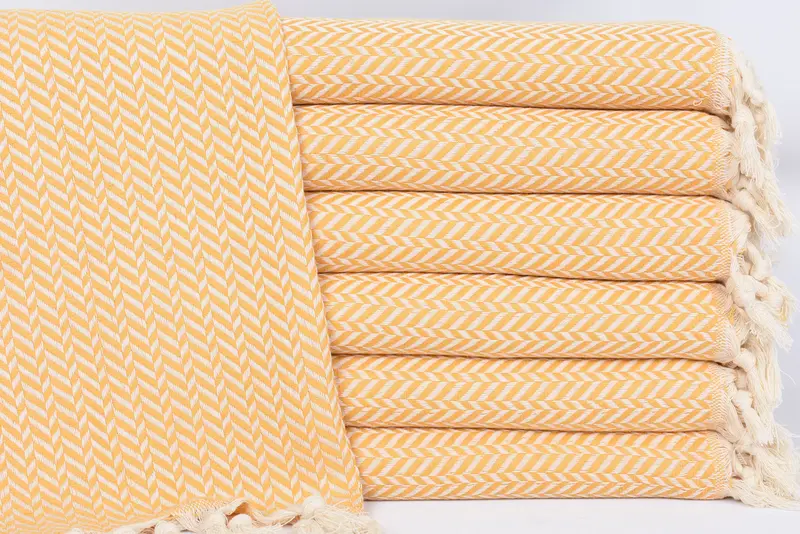 Bridesmaid Gifts, Kitchen Towel, Best Friend Gift, Wedding Gift For Bride, Monogram Turkish Bath Towel, 36x18 Cotton Chevron Towel, Wedding Favors - 1
