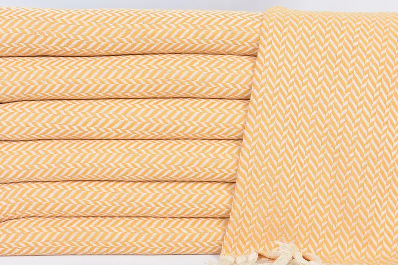 Bridesmaid Gifts, Kitchen Towel, Best Friend Gift, Wedding Gift For Bride, Monogram Turkish Bath Towel, 36x18 Cotton Chevron Towel, Wedding Favors - 2