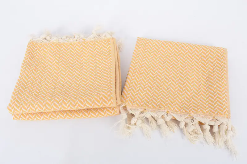 Bridesmaid Gifts, Kitchen Towel, Best Friend Gift, Wedding Gift For Bride, Monogram Turkish Bath Towel, 36x18 Cotton Chevron Towel, Wedding Favors - 7