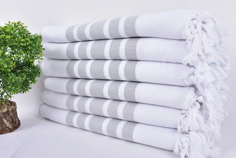 Gym Towel, Wedding Gifts Towel, Christmas Favors, Luxury Beach Towel, Personalized Gift, 70x40 Cotton Herringbone Towel, Personalized Wedding Gift - 3