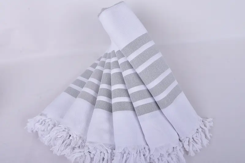 Gym Towel, Wedding Gifts Towel, Christmas Favors, Luxury Beach Towel, Personalized Gift, 70x40 Cotton Herringbone Towel, Personalized Wedding Gift - 4