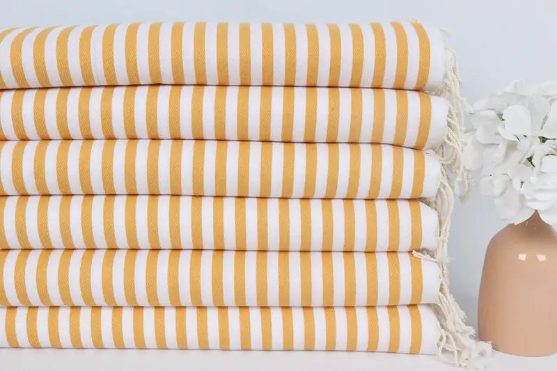 Monogram Kitchen Towel, Embroidery Towel, Personalized Hand Towel, Bachelorette Party Gifts, Personalized Kitchen Towel, 40x18 Cotton Striped Towel - 3