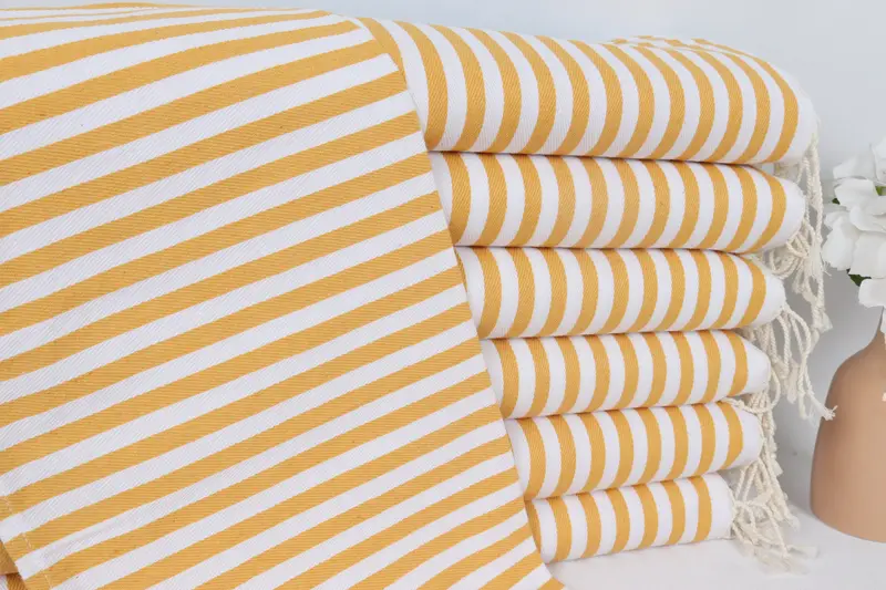 Monogram Kitchen Towel, Embroidery Towel, Personalized Hand Towel, Bachelorette Party Gifts, Personalized Kitchen Towel, 40x18 Cotton Striped Towel - 1