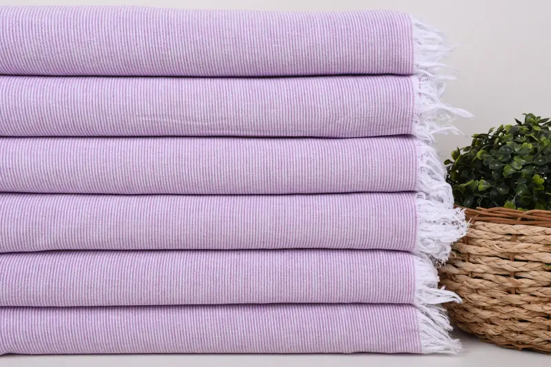 70x40 Cotton Striped Towel, Wedding Gift, Quick-dry towel, Bachelorette Towel, Maid Of Honor Gift, Kids Beach Towel, Bachelorette Party Favors - 2