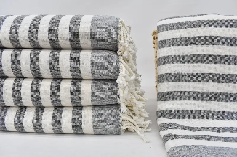 Holiday Towel, Beach towel, Wedding Gifts Towel, Customized Turkish Towel, Housewarming Gift, 68x40 Cotton Striped Terry Towel, Gift For Best Friend