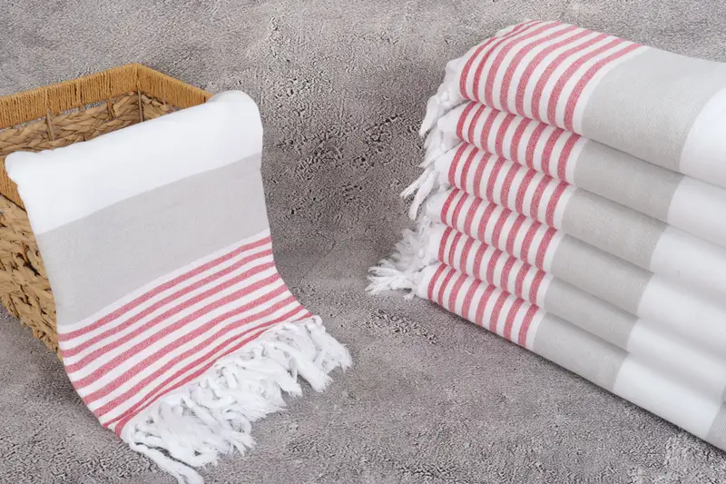 Bachelorette Party Gifts, Gifts For Him, 68x36 Cotton Striped Terry Towel, Quick-Dry Beach Towel, Wedding Gift Ideas, Turkish bath towel for spa - 3