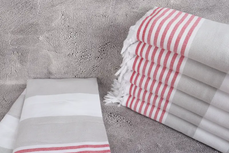 Bachelorette Party Gifts, Gifts For Him, 68x36 Cotton Striped Terry Towel, Quick-Dry Beach Towel, Wedding Gift Ideas, Turkish bath towel for spa - 2