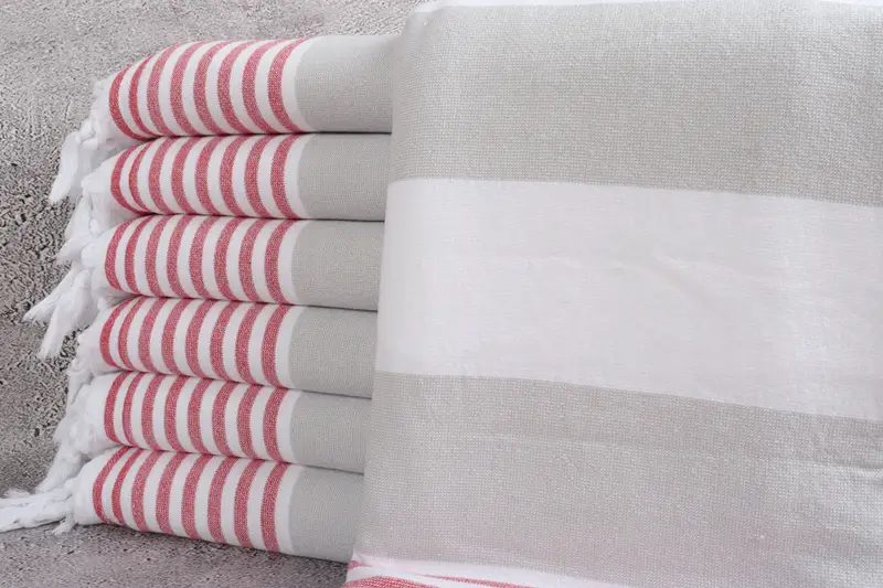 Bachelorette Party Gifts, Gifts For Him, 68x36 Cotton Striped Terry Towel, Quick-Dry Beach Towel, Wedding Gift Ideas, Turkish bath towel for spa - 1