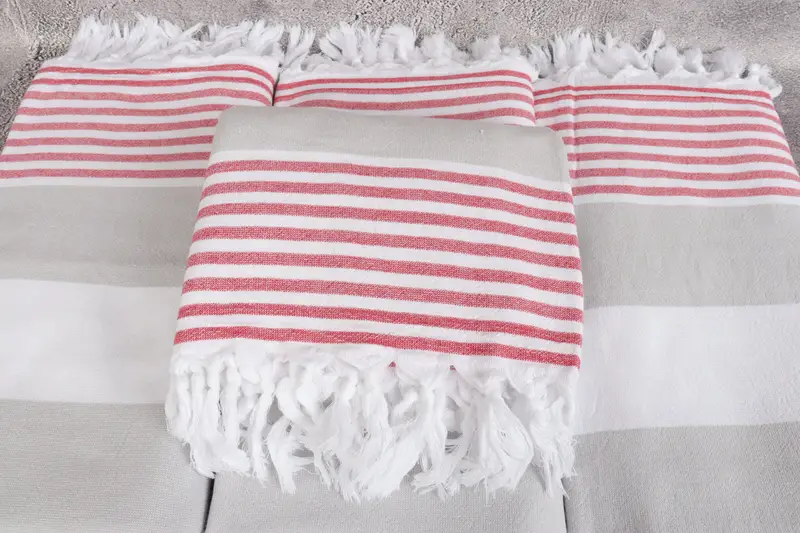Bachelorette Party Gifts, Gifts For Him, 68x36 Cotton Striped Terry Towel, Quick-Dry Beach Towel, Wedding Gift Ideas, Turkish bath towel for spa - 4