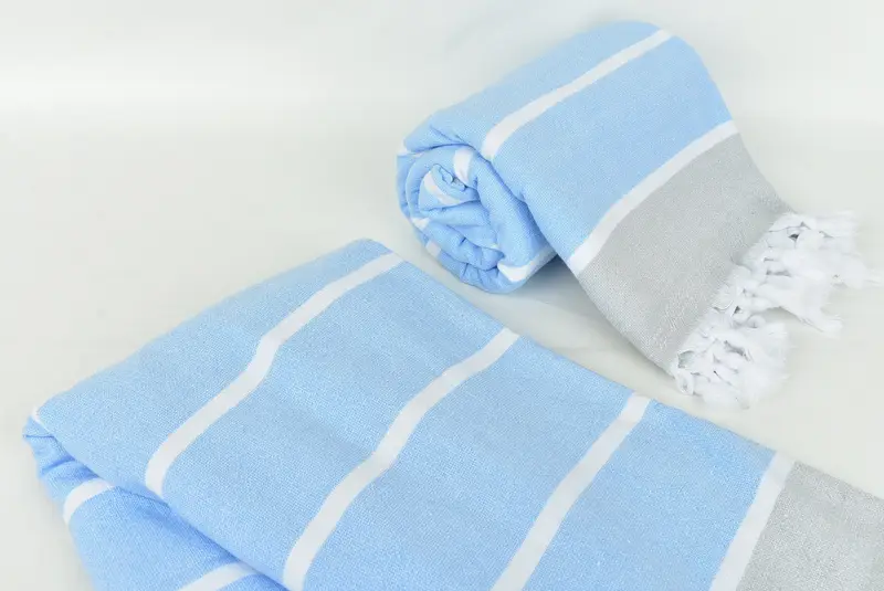 Monogram Beach Towel, 68x40 Cotton Striped Terry Towel, Luxury Turkish Bath Towel, Bachelorette Party Favor, Wedding Gifts Towel, Gifts For Him - 7