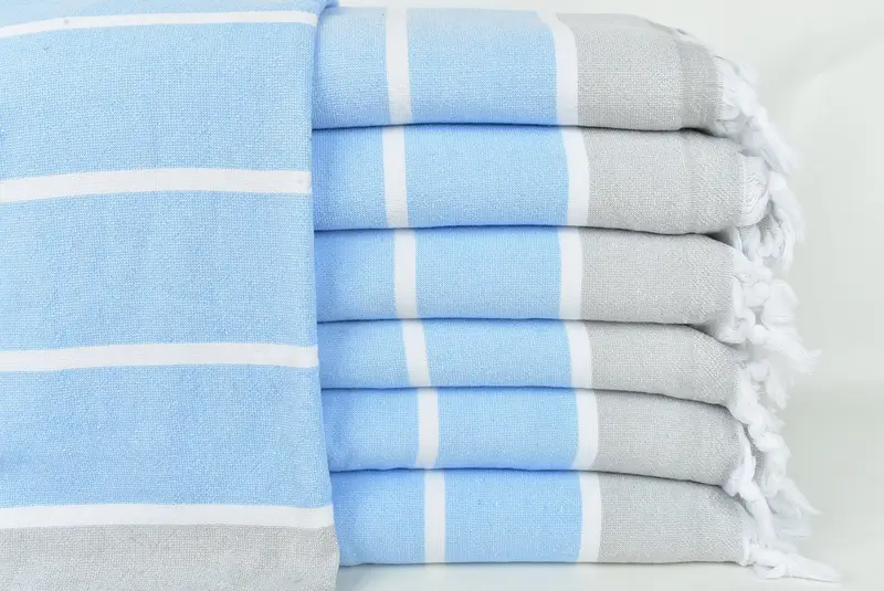 Monogram Beach Towel, 68x40 Cotton Striped Terry Towel, Luxury Turkish Bath Towel, Bachelorette Party Favor, Wedding Gifts Towel, Gifts For Him - 1