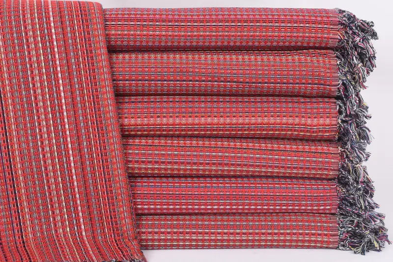 70x40 Cotton Geometric Towel, Handwoven Turkish Towel, Bachelor Gifts, Quick-dry towel, Best Friend Gift, Beach Towel Personalized, Valentines Gift - 1