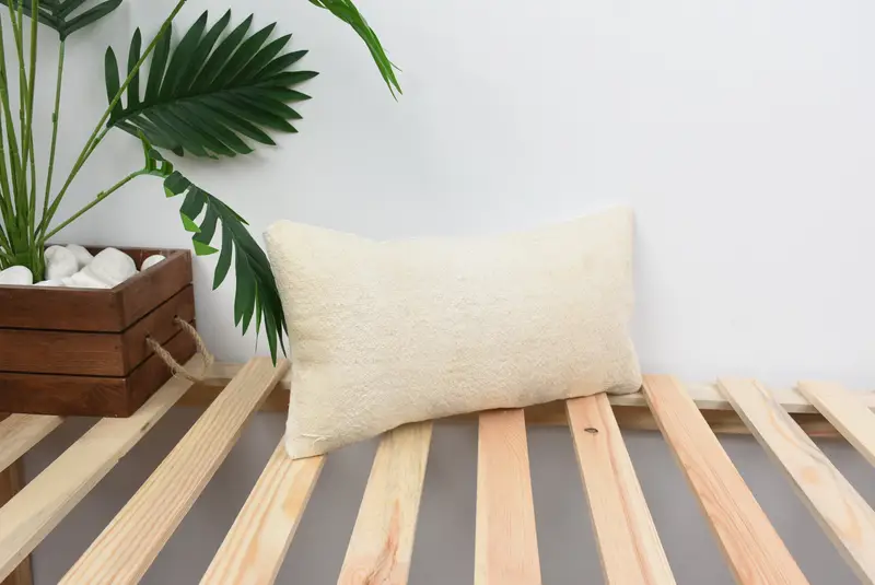 Home Decor Pillow, Pillow for Sofa, Cozy Throw Cushion, Cushion, Outdoor Cushion Case, Vintage Pillow, Patio Pillow Cover, 8x16 White Cushion - 4