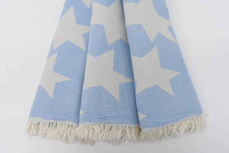 Yoga Towel, Grandma Gift, Home Decor Gifts, Best Friend Gift, Bachelorette Party Gifts Bridesmaids, Guest Towel, 68x36 Cotton Star Design Towel - 3