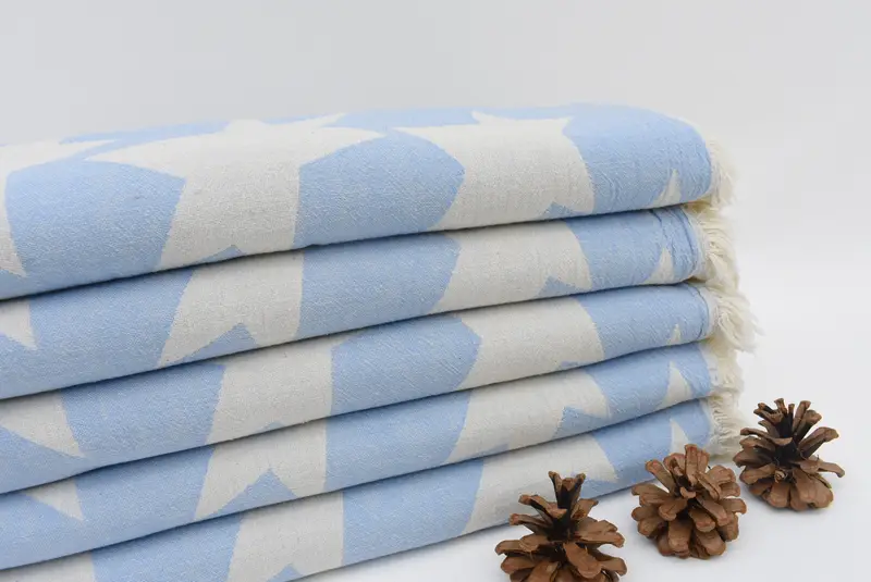 Yoga Towel, Grandma Gift, Home Decor Gifts, Best Friend Gift, Bachelorette Party Gifts Bridesmaids, Guest Towel, 68x36 Cotton Star Design Towel - 2