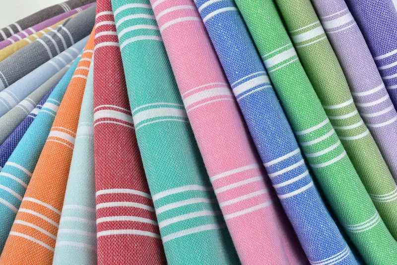 Bath towel, 70x40 Cotton Striped Towel, Turkish Towel Personalized, Maid Of Honor Gift, Personalized Bridesmaid Gift, Monogrammed Beach Towel - 5