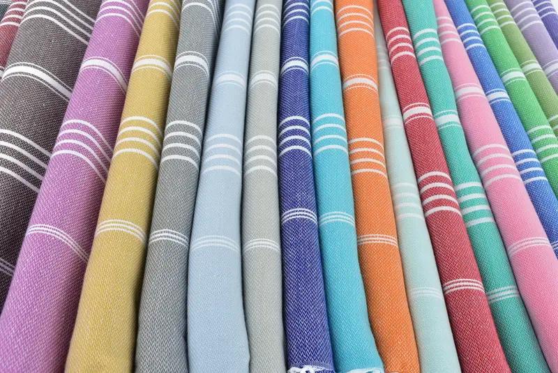 Bath towel, 70x40 Cotton Striped Towel, Turkish Towel Personalized, Maid Of Honor Gift, Personalized Bridesmaid Gift, Monogrammed Beach Towel - 6