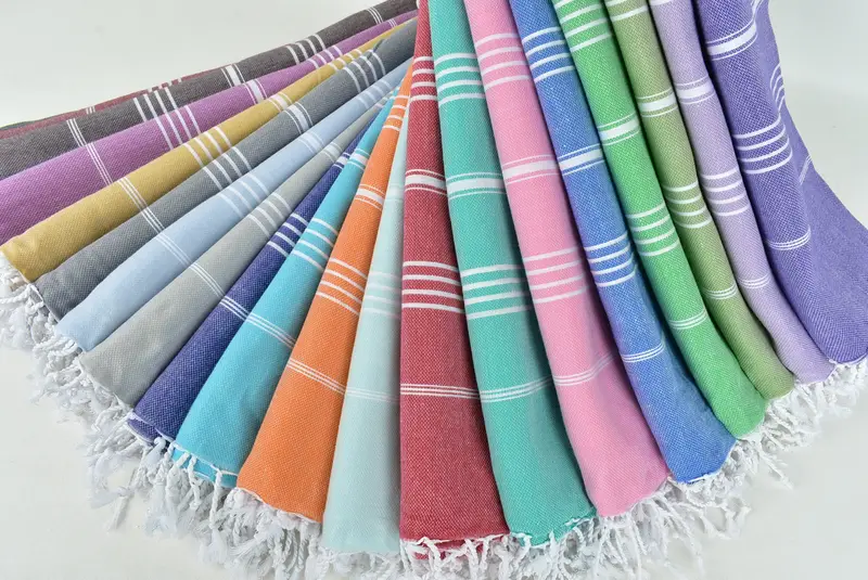Bath towel, 70x40 Cotton Striped Towel, Turkish Towel Personalized, Maid Of Honor Gift, Personalized Bridesmaid Gift, Monogrammed Beach Towel - 4