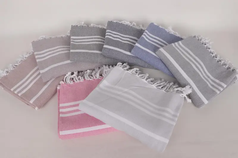70x40 Cotton Striped Towel, Custom Beach Towel, Bridesmaid Gifts Personalized, Organic Turkish towel, Pool Towels, Turkish bath towel, Gym Towel - 3