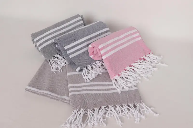 70x40 Cotton Striped Towel, Custom Beach Towel, Bridesmaid Gifts Personalized, Organic Turkish towel, Pool Towels, Turkish bath towel, Gym Towel - 5