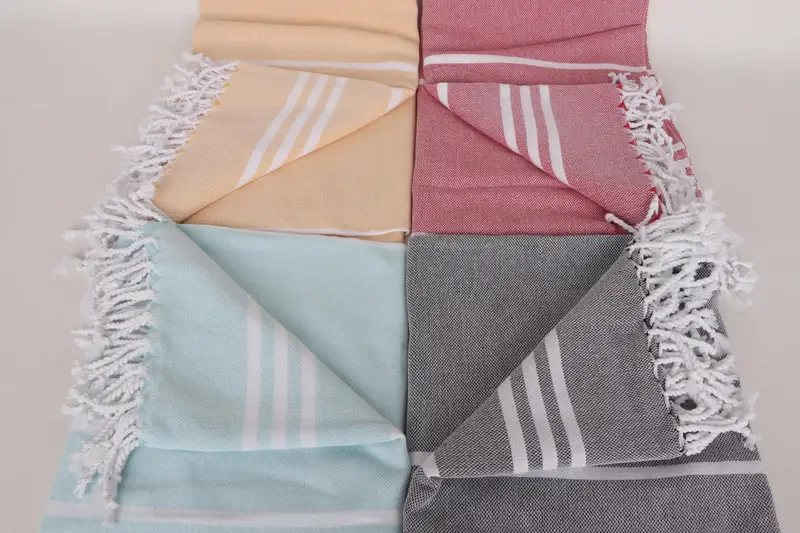 70x40 Cotton Striped Towel, Custom Beach Towel, Bridesmaid Gifts Personalized, Organic Turkish towel, Pool Towels, Turkish bath towel, Gym Towel - 4