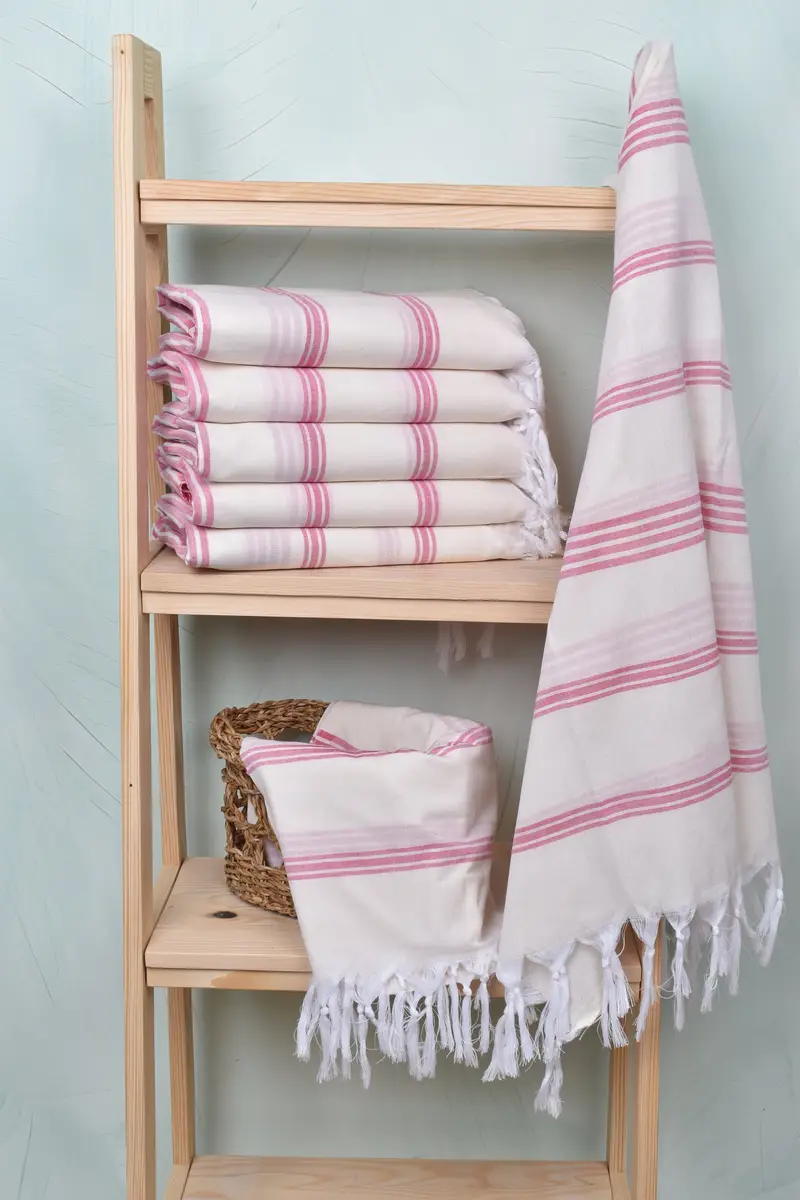 Custom Wedding Gift From Bridesmaid, 70x40 Cotton Striped Towel, Custom Towel, Kids Beach Towel, Bath towel, Bridal Shower Gift, Wedding Shower Gift - 3