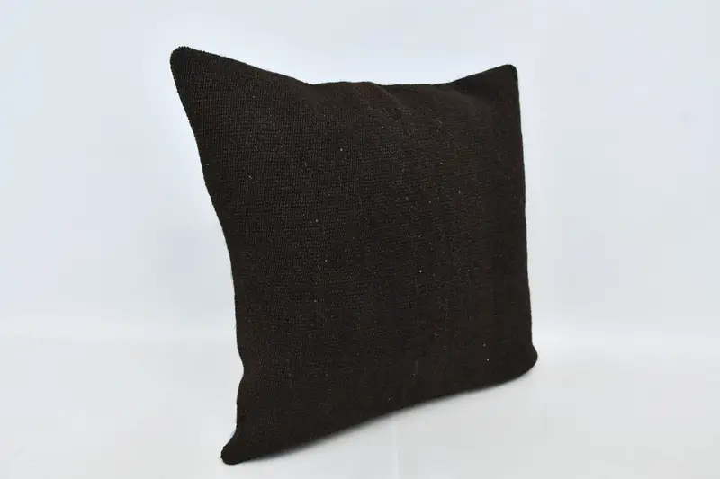 Ethnic Pillow Sham, 24x24 Brown Pillow Sham, Pillow for Couch, Pillow for Sofa, Christmas Cushion Cover, Kilim Cushion Sham, Cushion - 3