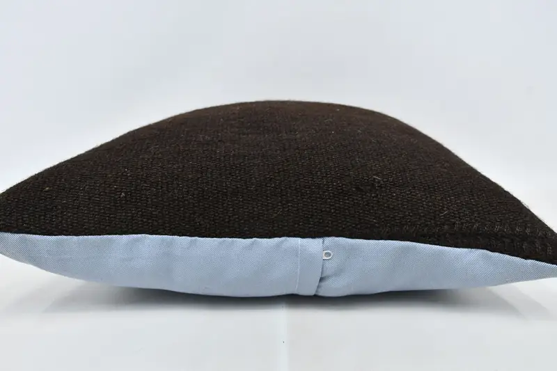 Ethnic Pillow Sham, 24x24 Brown Pillow Sham, Pillow for Couch, Pillow for Sofa, Christmas Cushion Cover, Kilim Cushion Sham, Cushion - 6