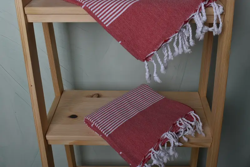 Bridal Shower Gifts, Handmade Turkish bath towel for summer vacation, Beach Towel Gift, 70x40 Cotton Striped Towel, Soft towel, Luxury towel - 5